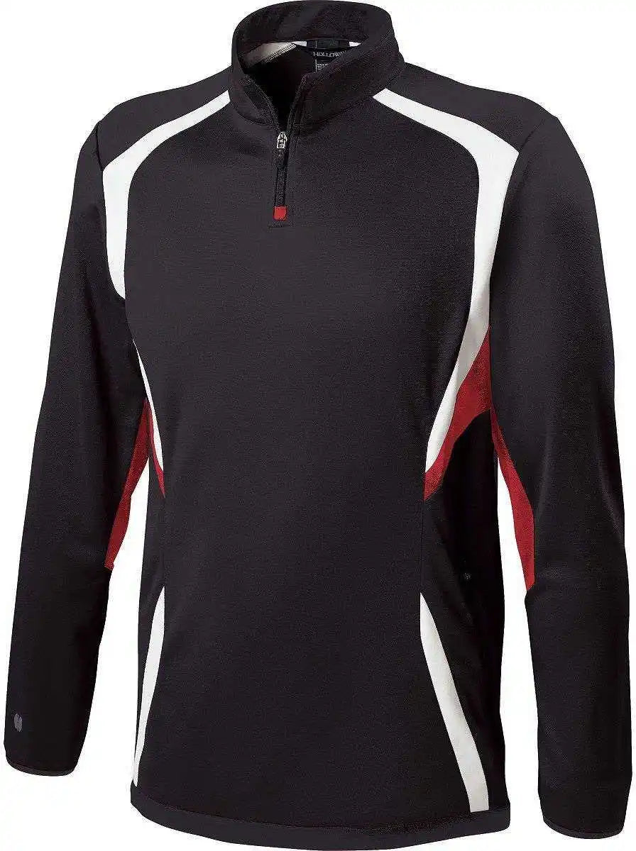 Holloway 229037 Adult Transform Pullover Black Scarlet White