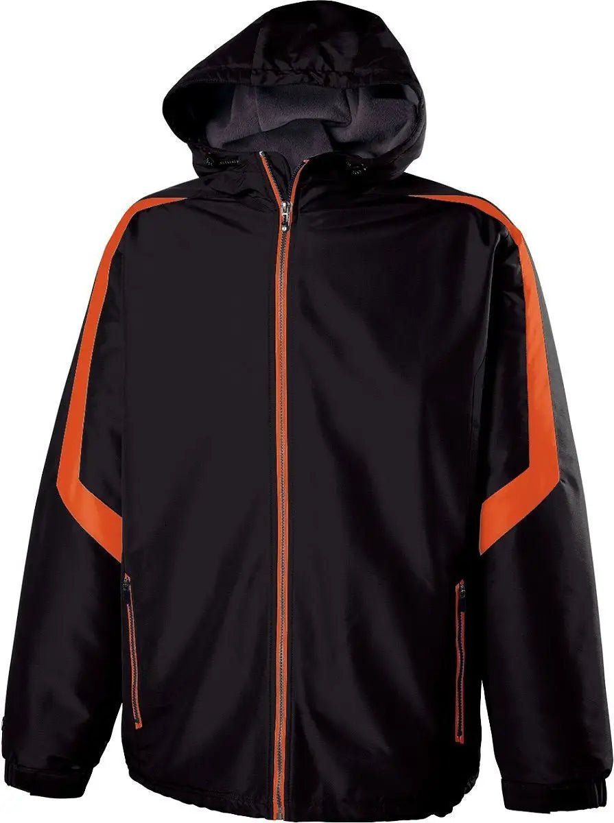 Holloway 229059 Charger Jacket - Black Orange - Adult s