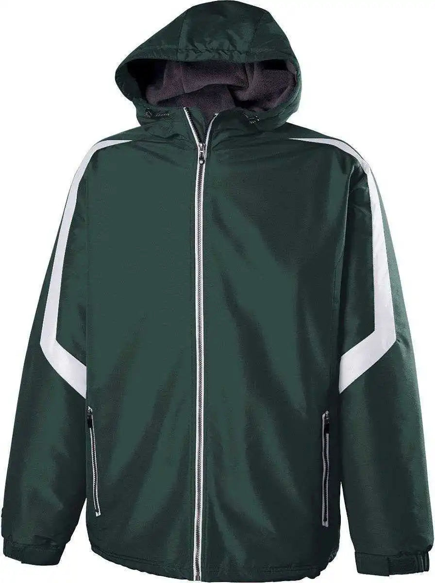 Holloway 229059 Charger Jacket - Dark Green White