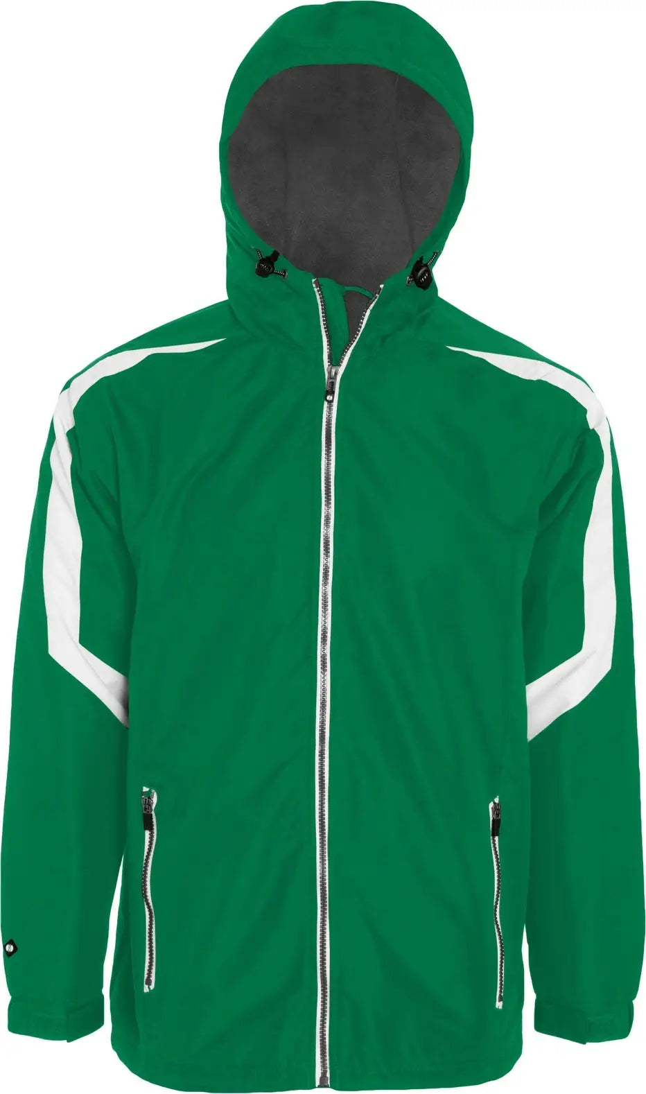 Holloway 229059 Charger Jacket - Kelly White - Adult s