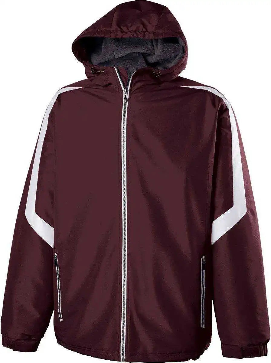 Holloway 229059 Charger Jacket - Maroon White