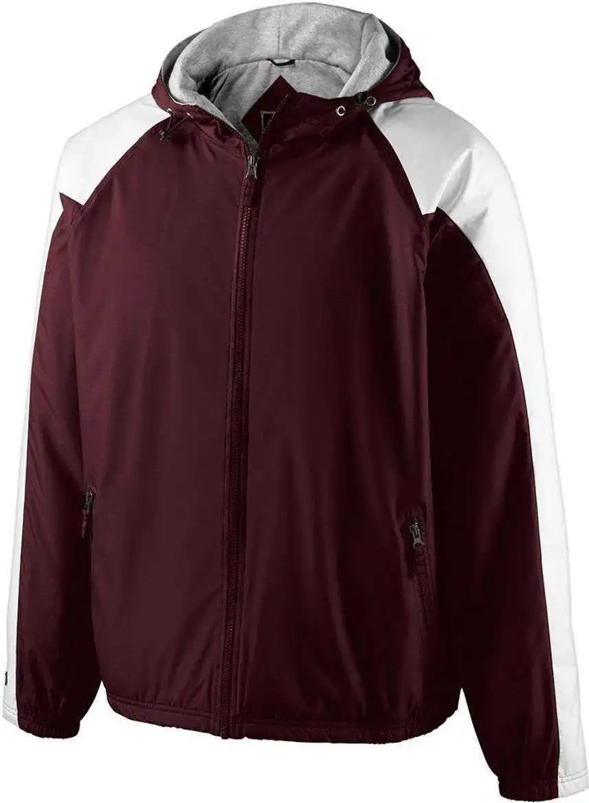 Holloway 229111 Homefield Jacket Maroon White