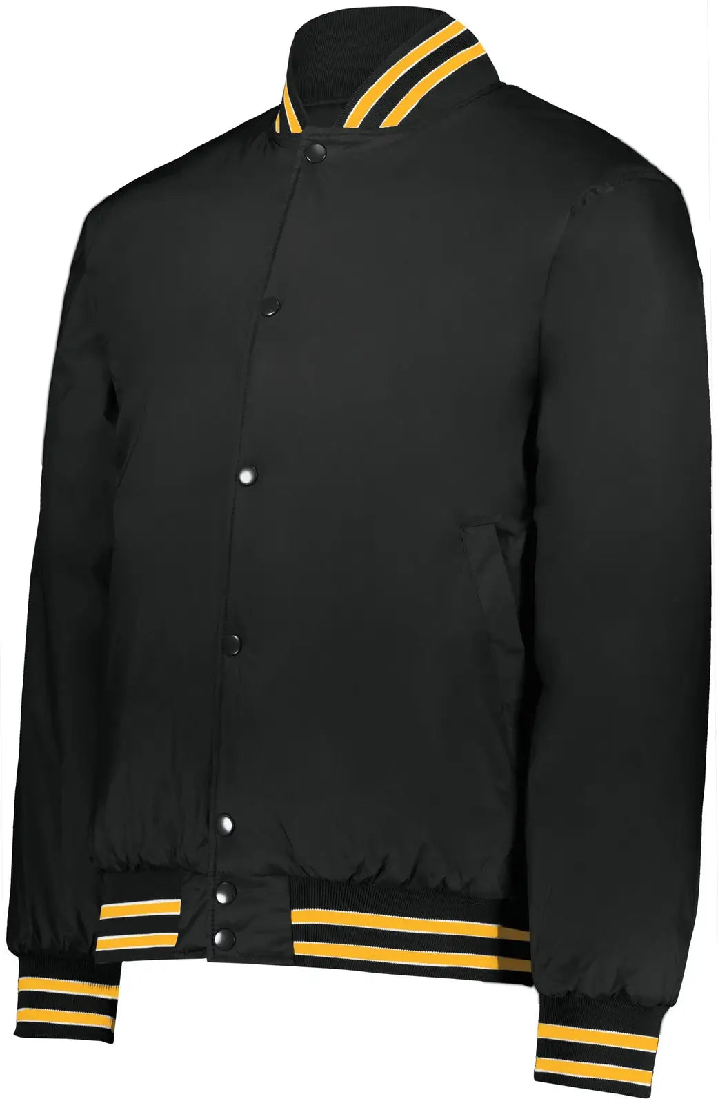 Holloway 229140 Heritage Jacket - Black Light Gold White - Adult s