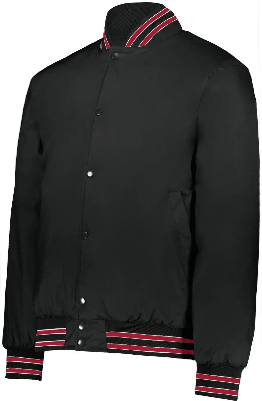 Holloway 229140 Heritage Jacket - Black Scarlet White - Adult s