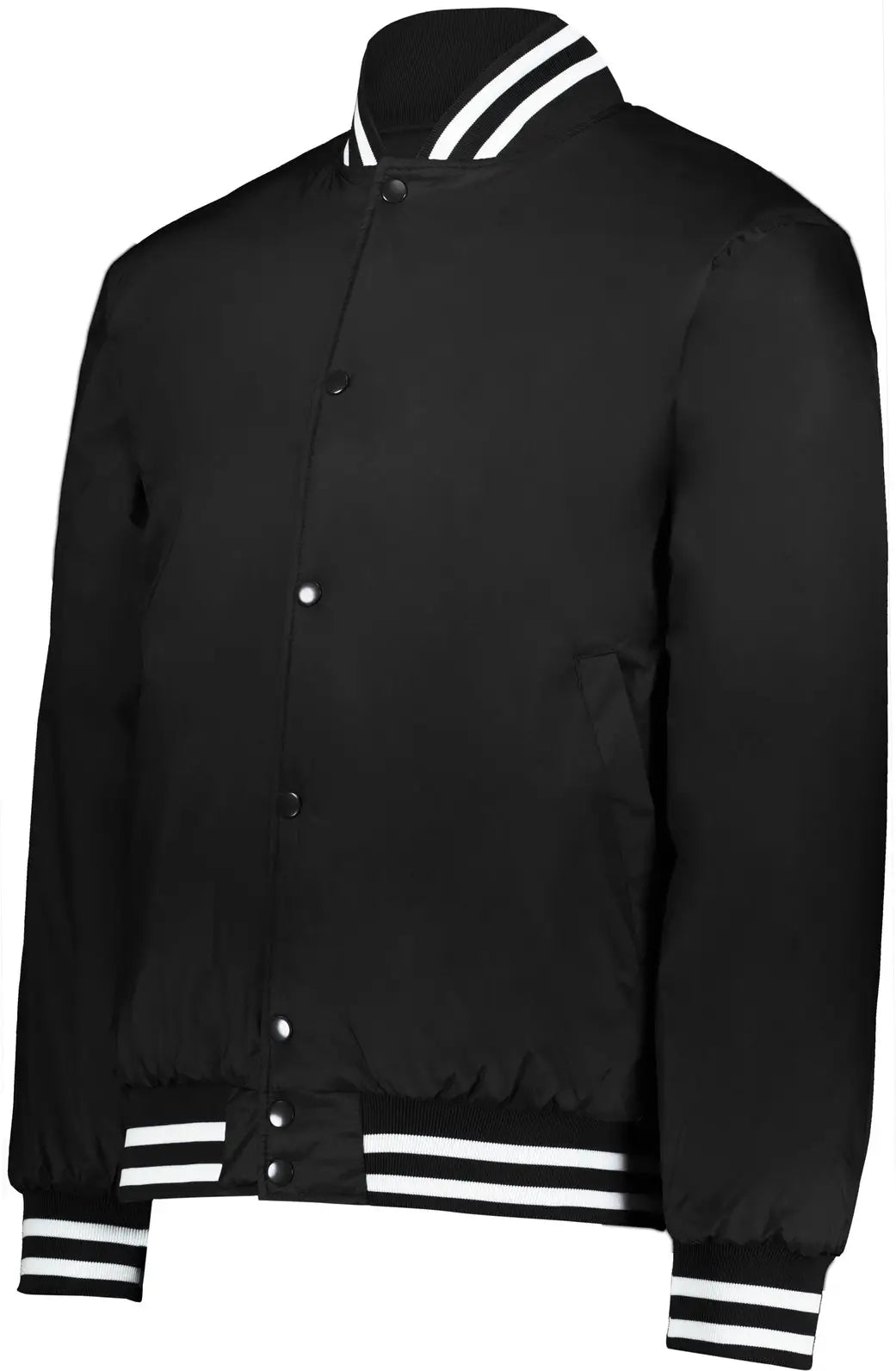 Holloway 229140 Heritage Jacket - Black White - Adult s