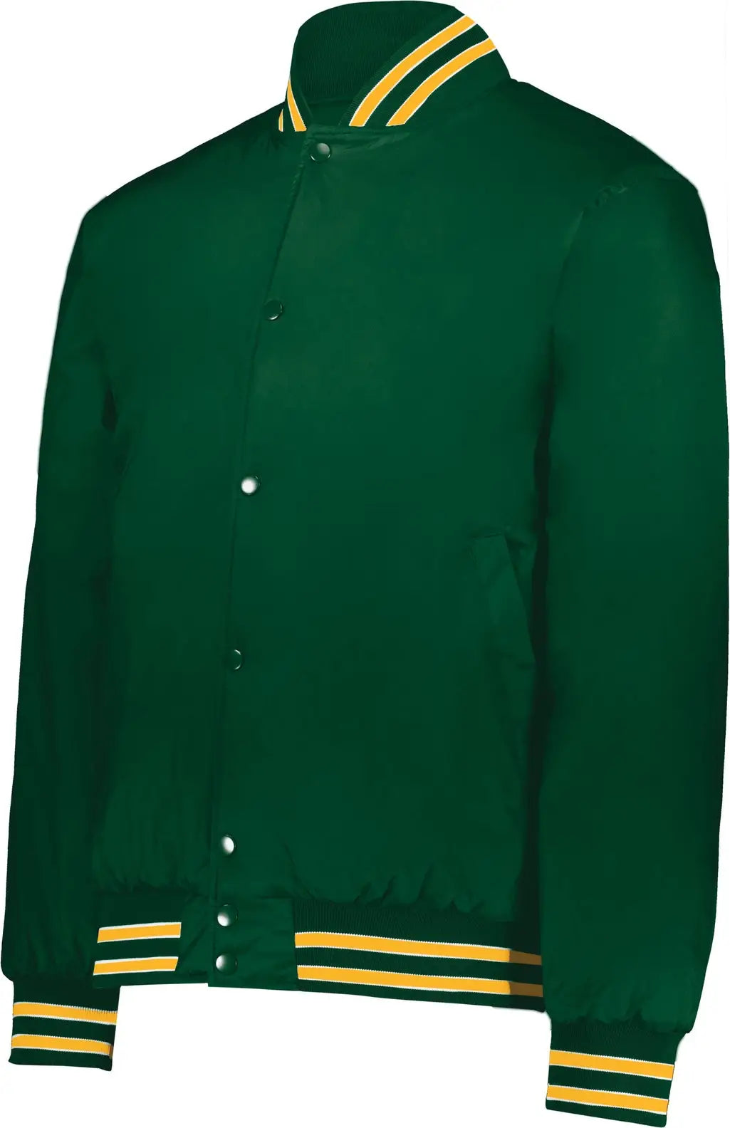 Holloway 229140 Heritage Jacket - Dark Green Light Gold White - Adult s
