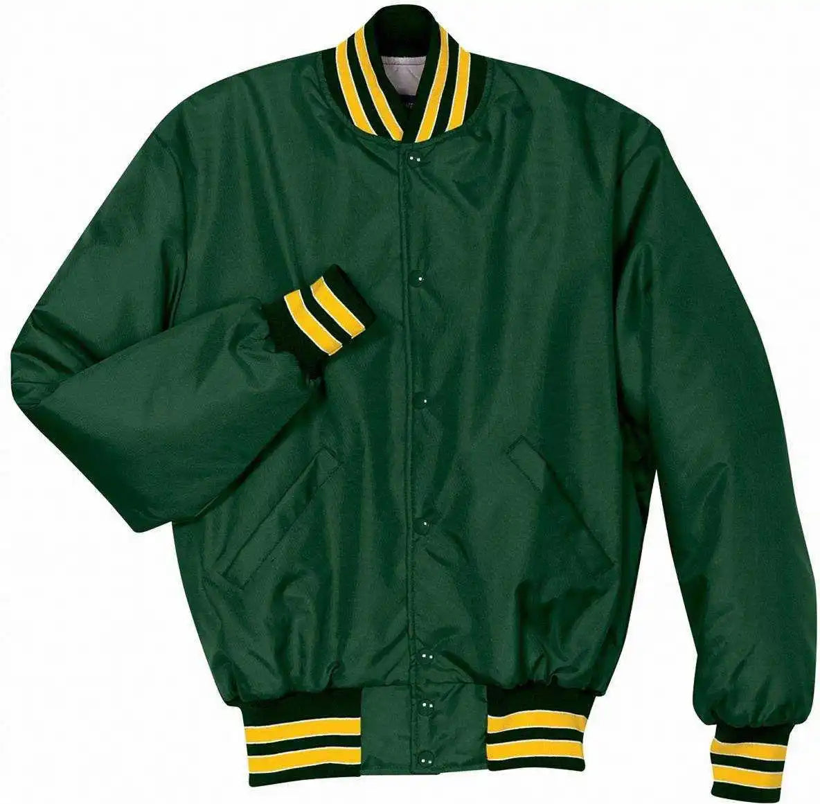 Holloway 229140 Heritage Jacket - Dark Green Light Gold White