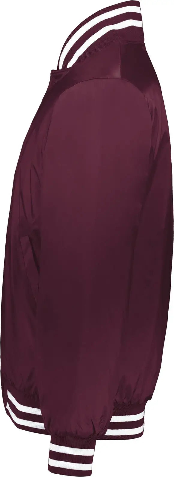 Holloway 229140 Heritage Jacket - Maroon White