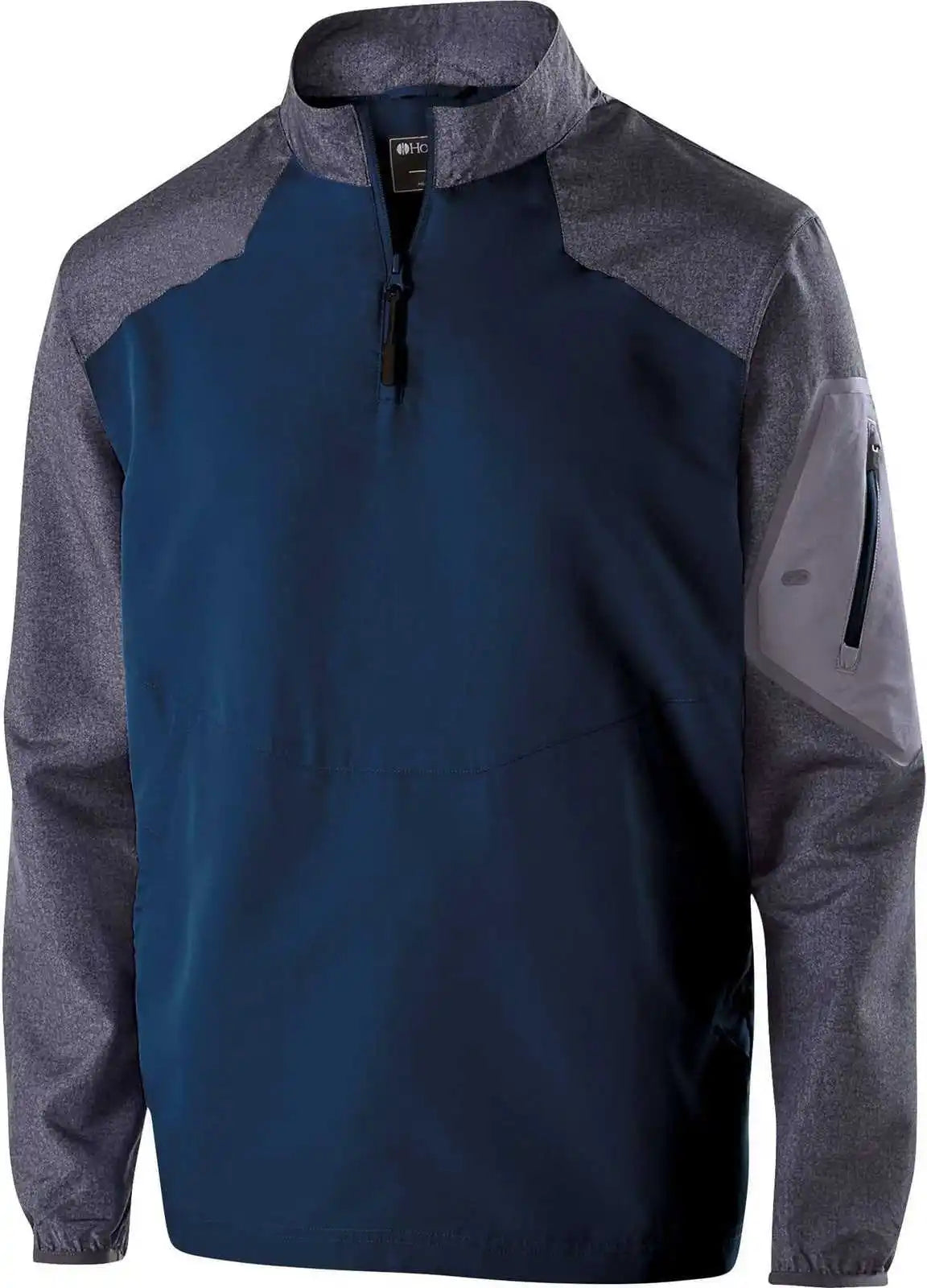 Holloway 229155 Raider Pullover - Carbon Print Navy