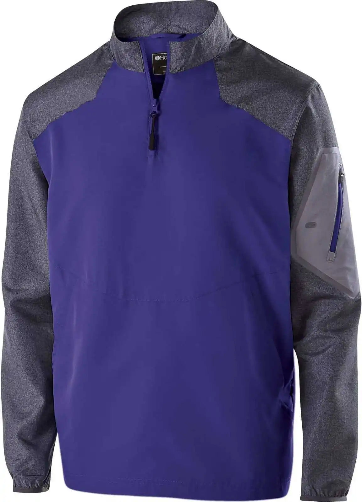 Holloway 229155 Raider Pullover Carbon Print Purple