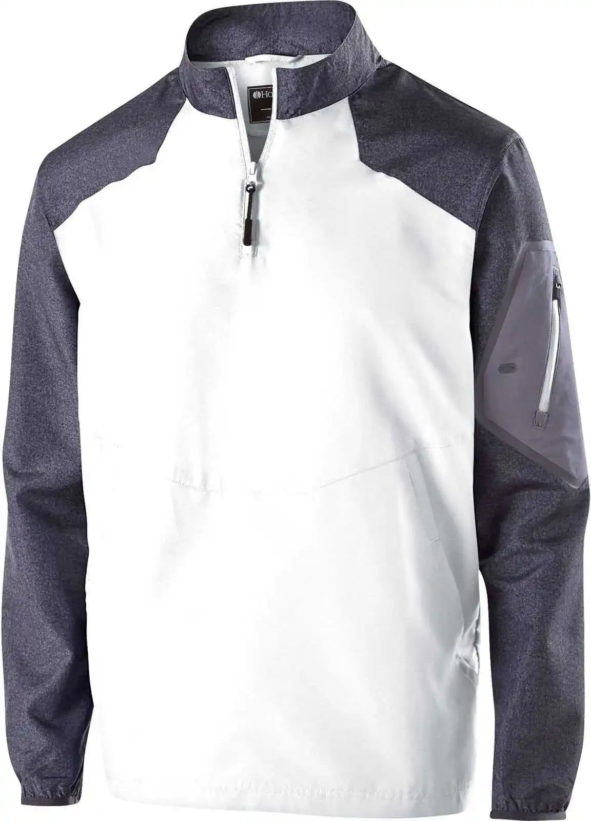 Holloway 229155 Raider Pullover Carbon Print White