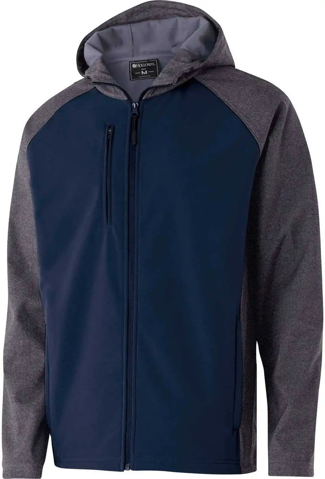 Holloway 229157 Raider Softshell Jacket - Carbon Print Navy