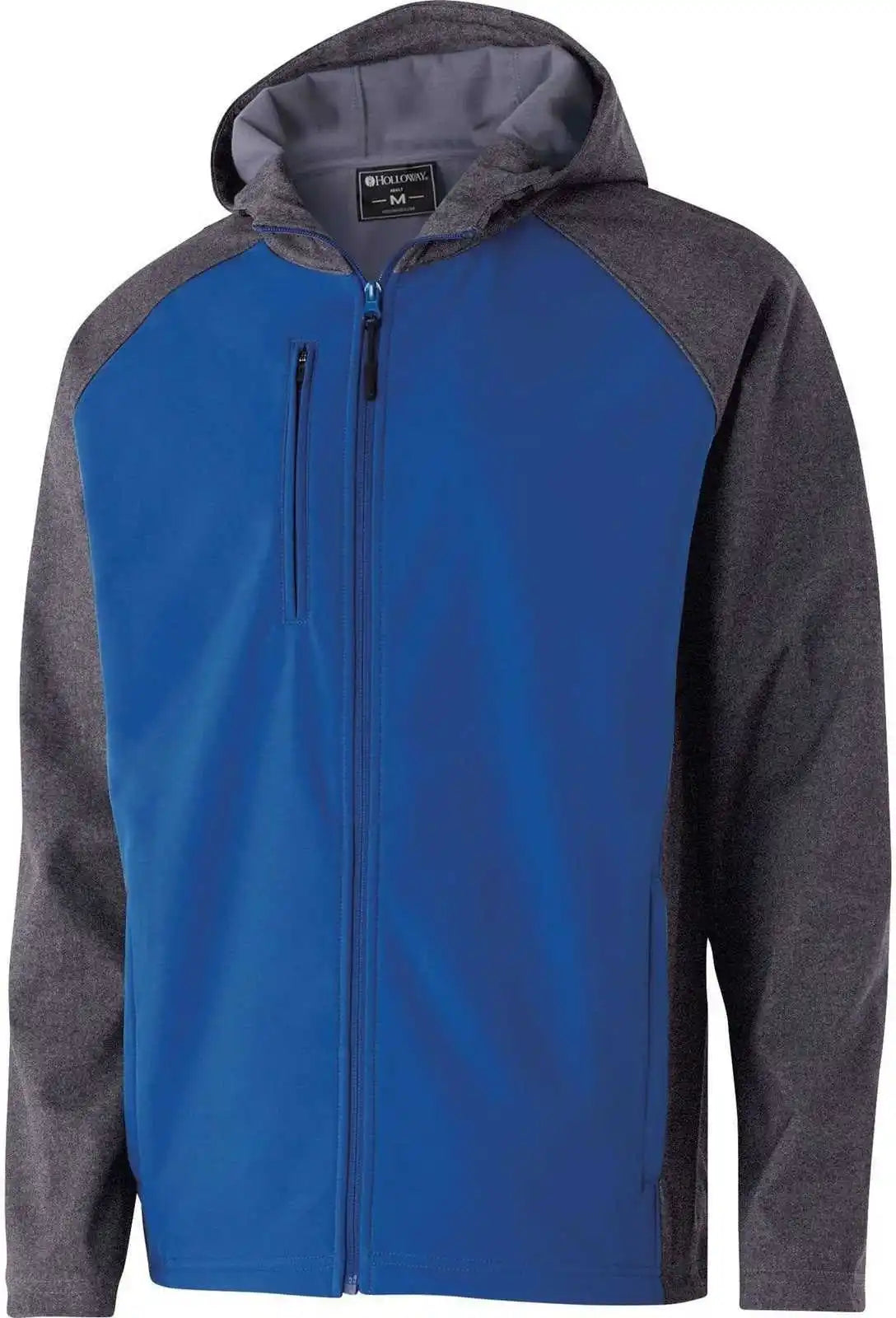 Holloway 229157 Raider Softshell Jacket - Carbon Print Royal
