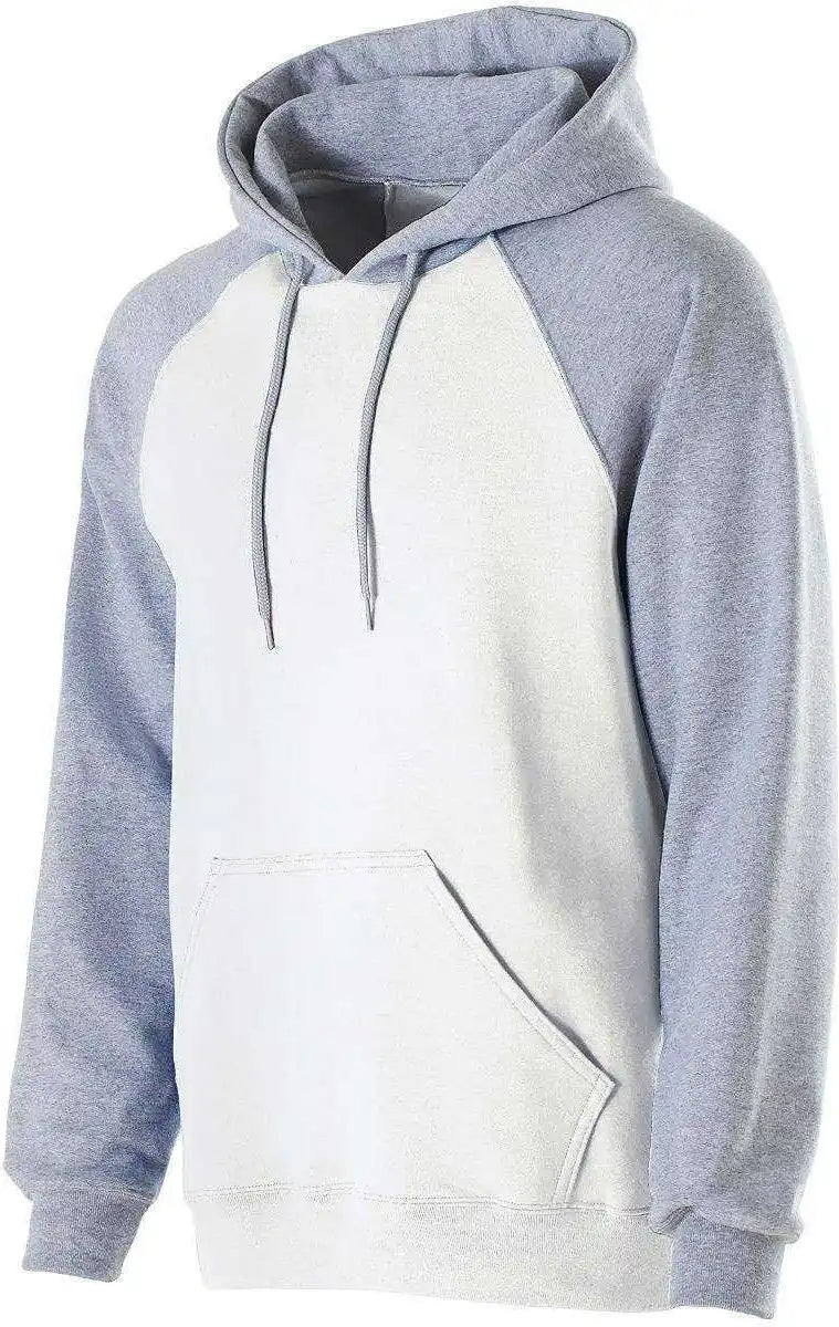 Holloway 229179 Banner Hoodie White Athletic Heather