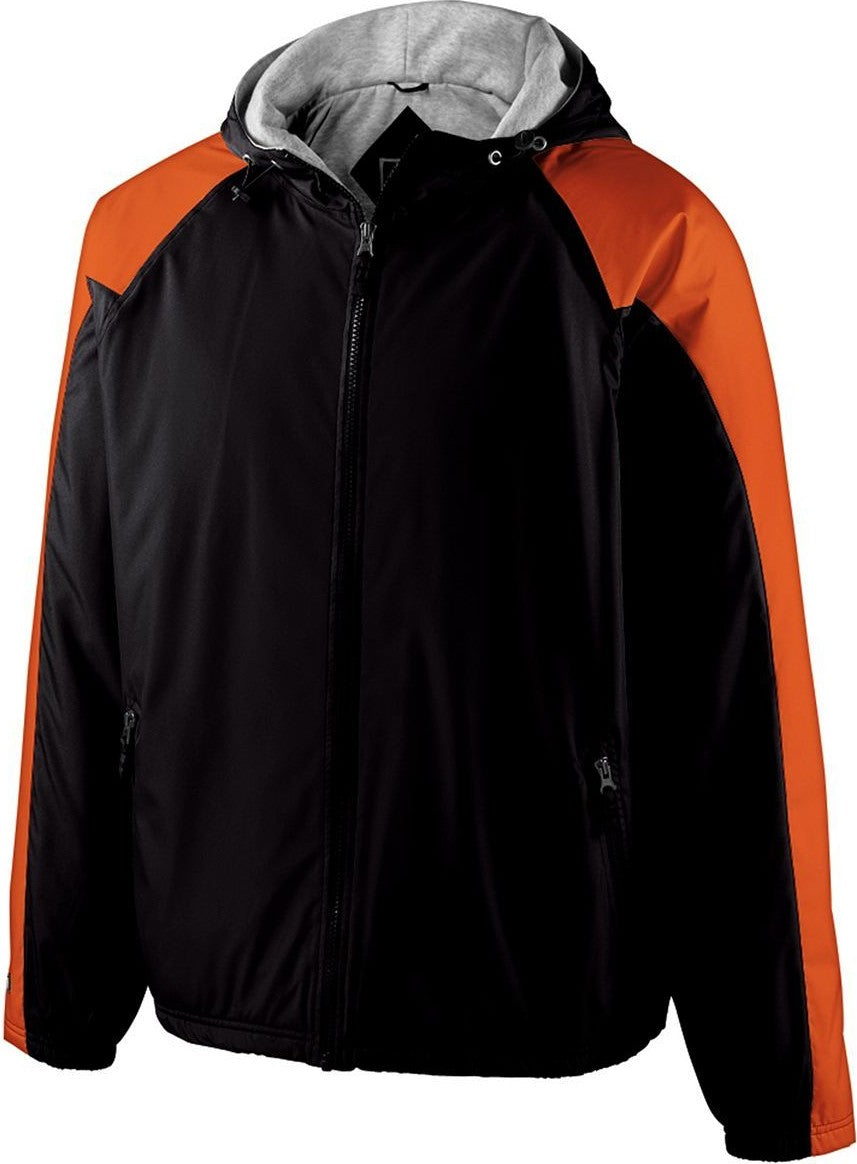 Holloway 229211 Youth Homefield Bi-clr Jacket - Black Orange - s