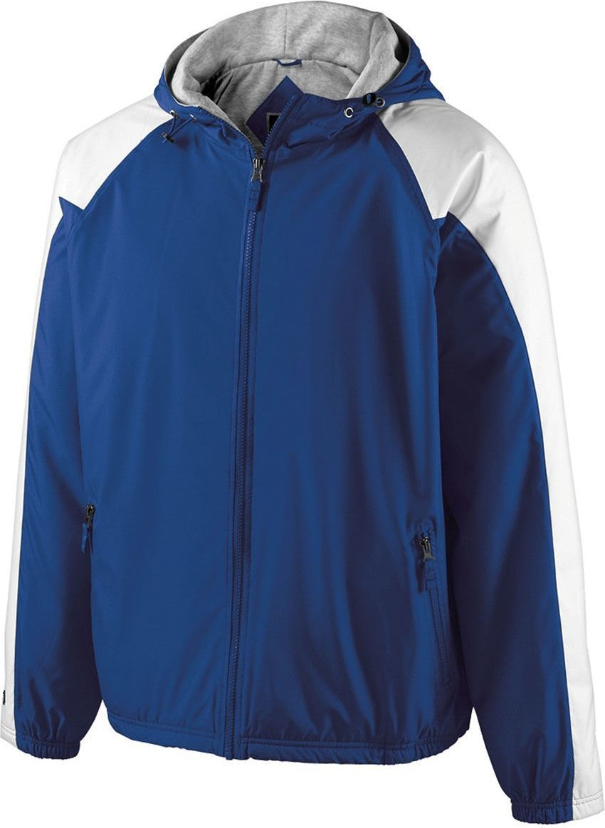 Holloway 229211 Youth Homefield Bi-clr Jacket - Royal White