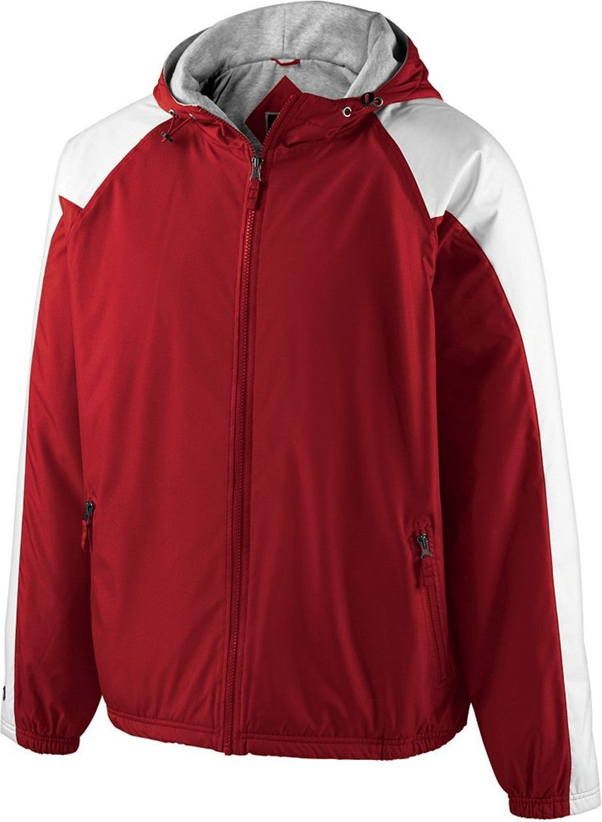 Holloway 229211 Youth Homefield Bi-clr Jacket - Scarlet White - Red / s
