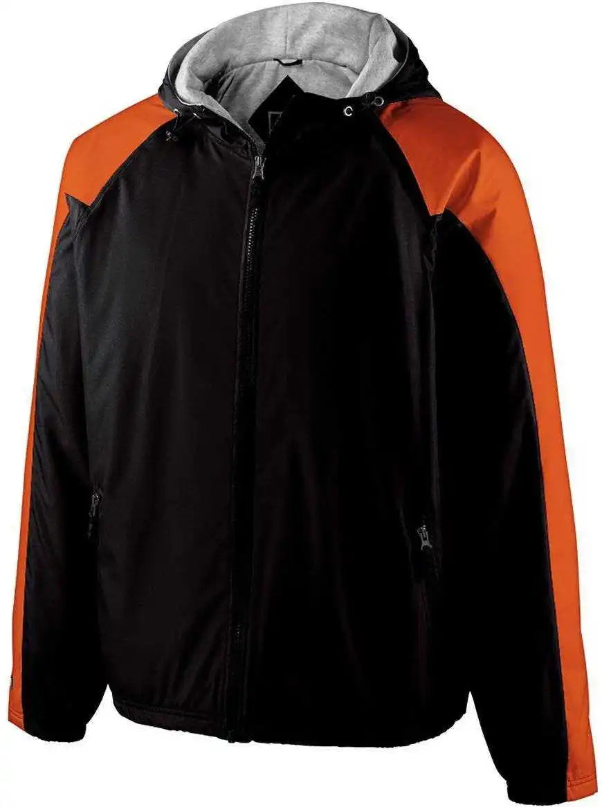 Holloway 229211 Youth Homefield Jacket - Black Orange