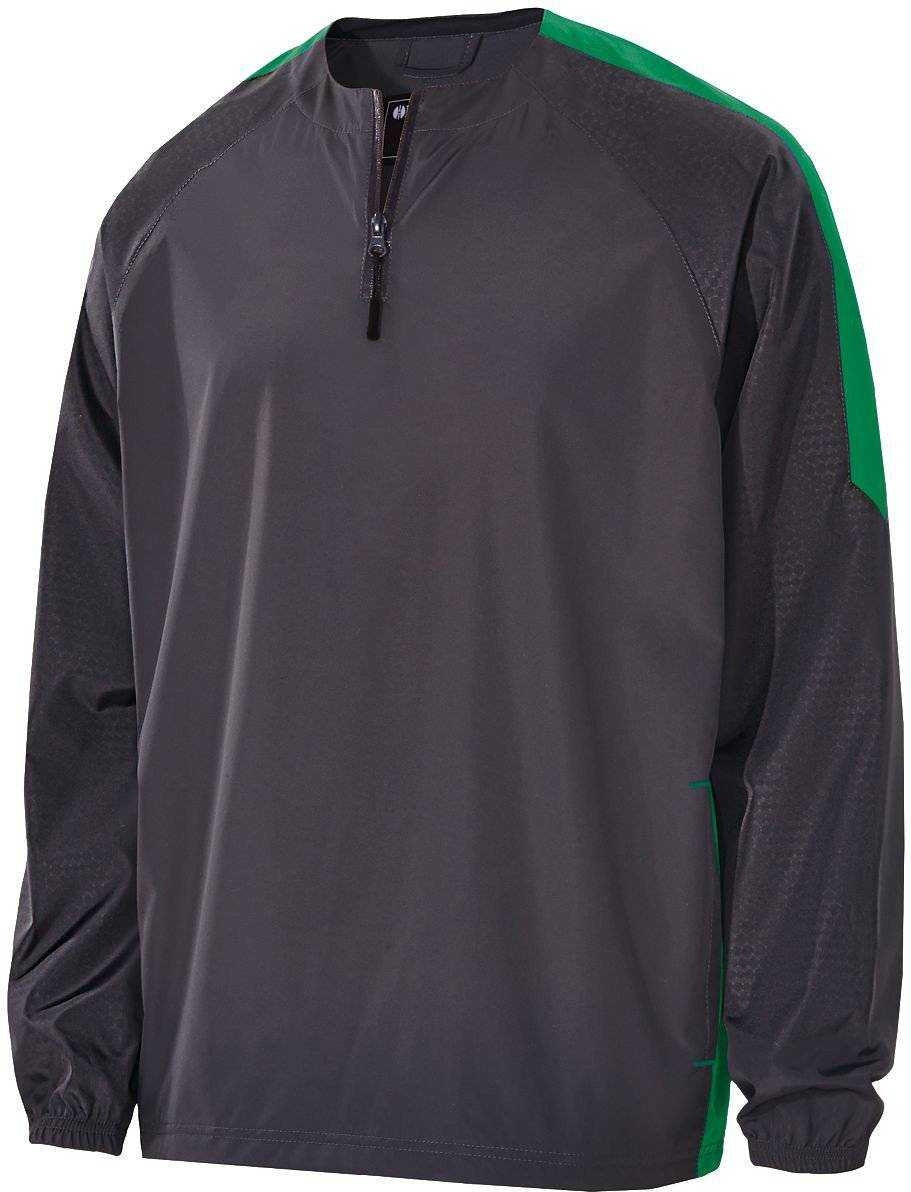 Holloway 229227 Youth Bionic 1/4 Zip Pullover - Carbon Kelly
