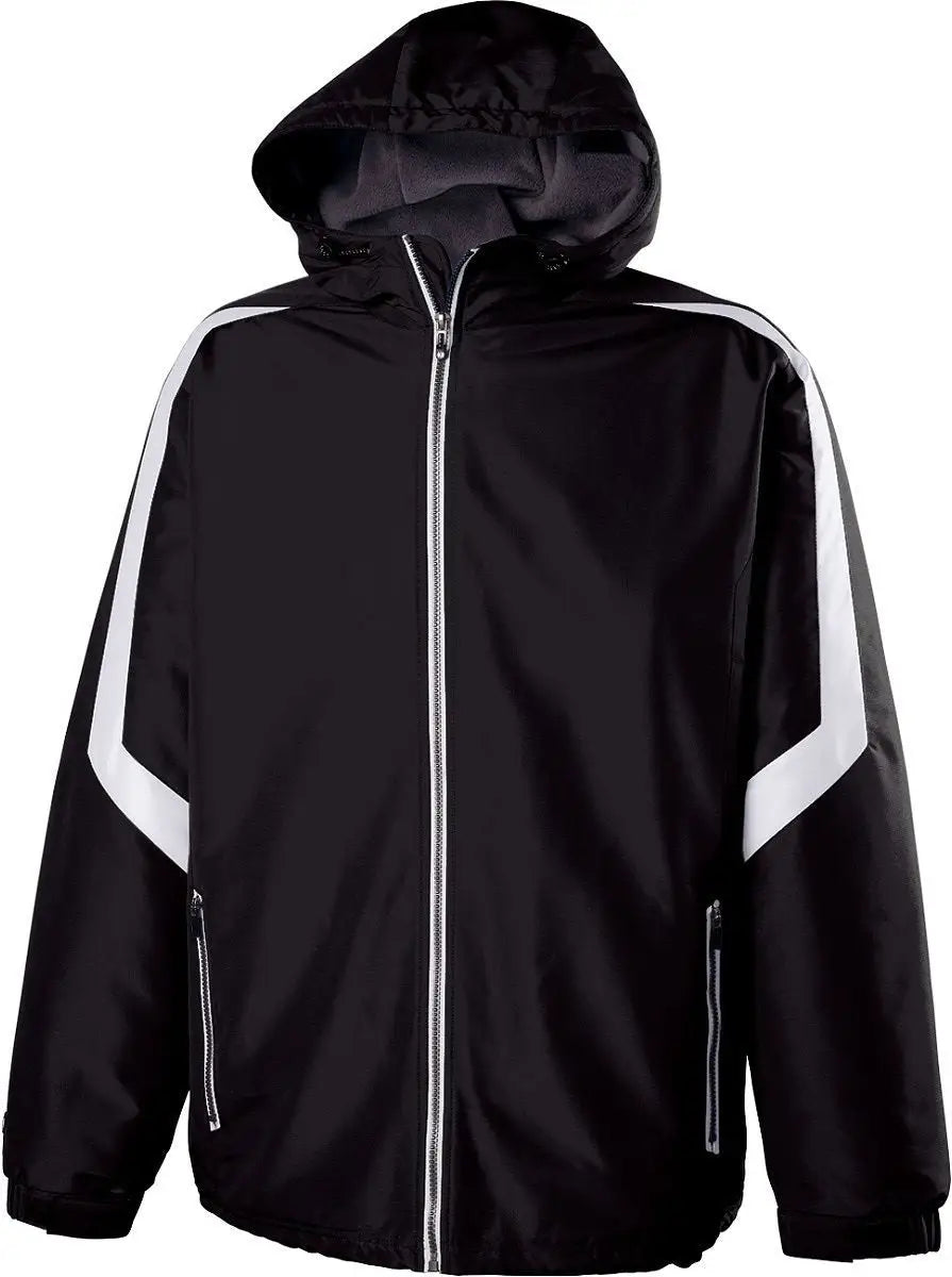 Holloway 229259 Youth Charger Jacket - Black White - s