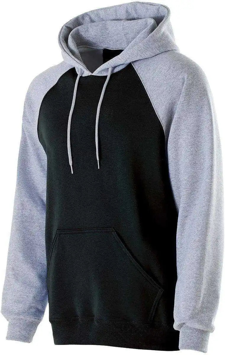 Holloway 229279 Youth Banner Hoodie - Black Athletic Heather
