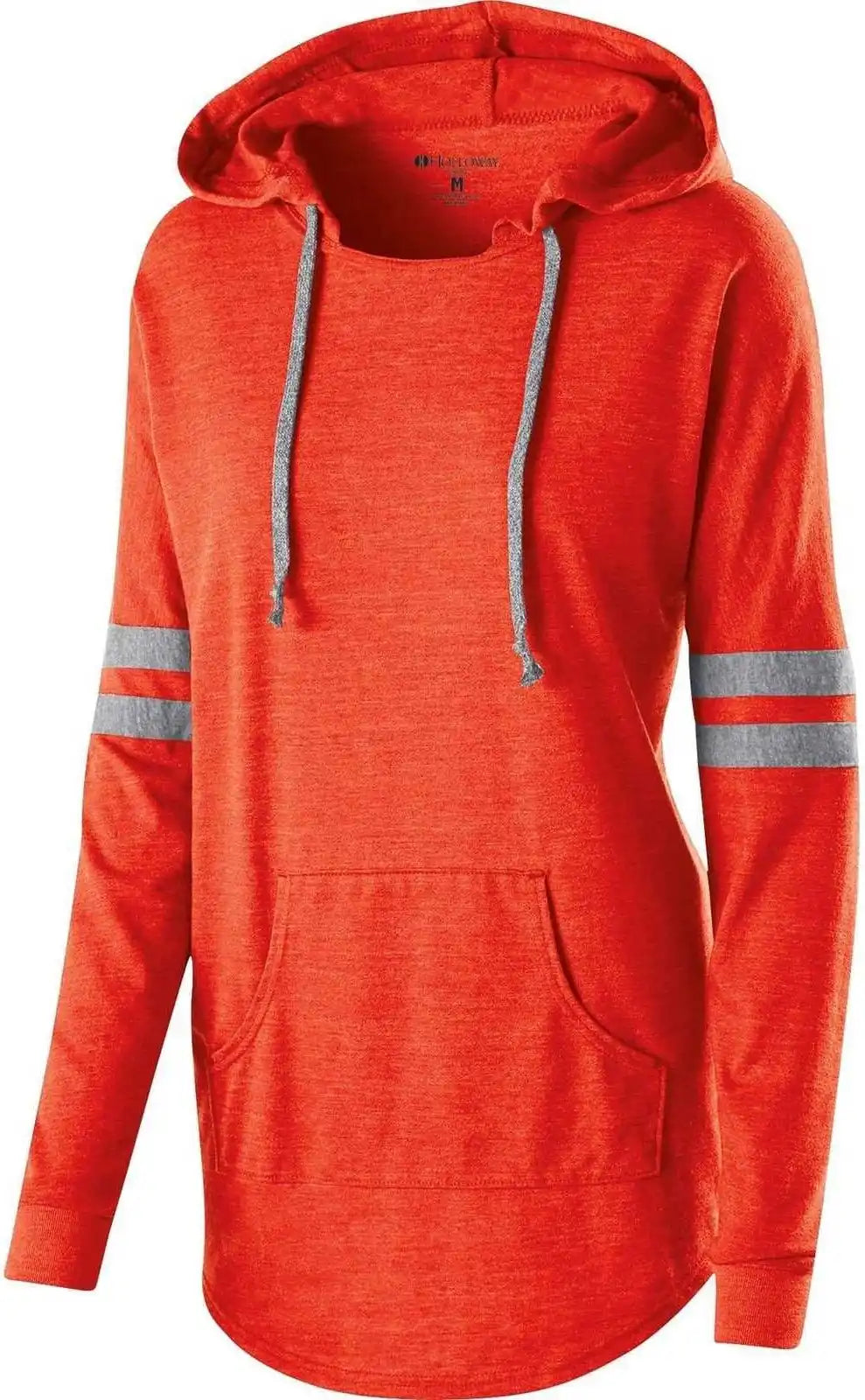 Holloway 229390 Ladies’ Hooded Low Key Pullover - Vintage Orange Gray