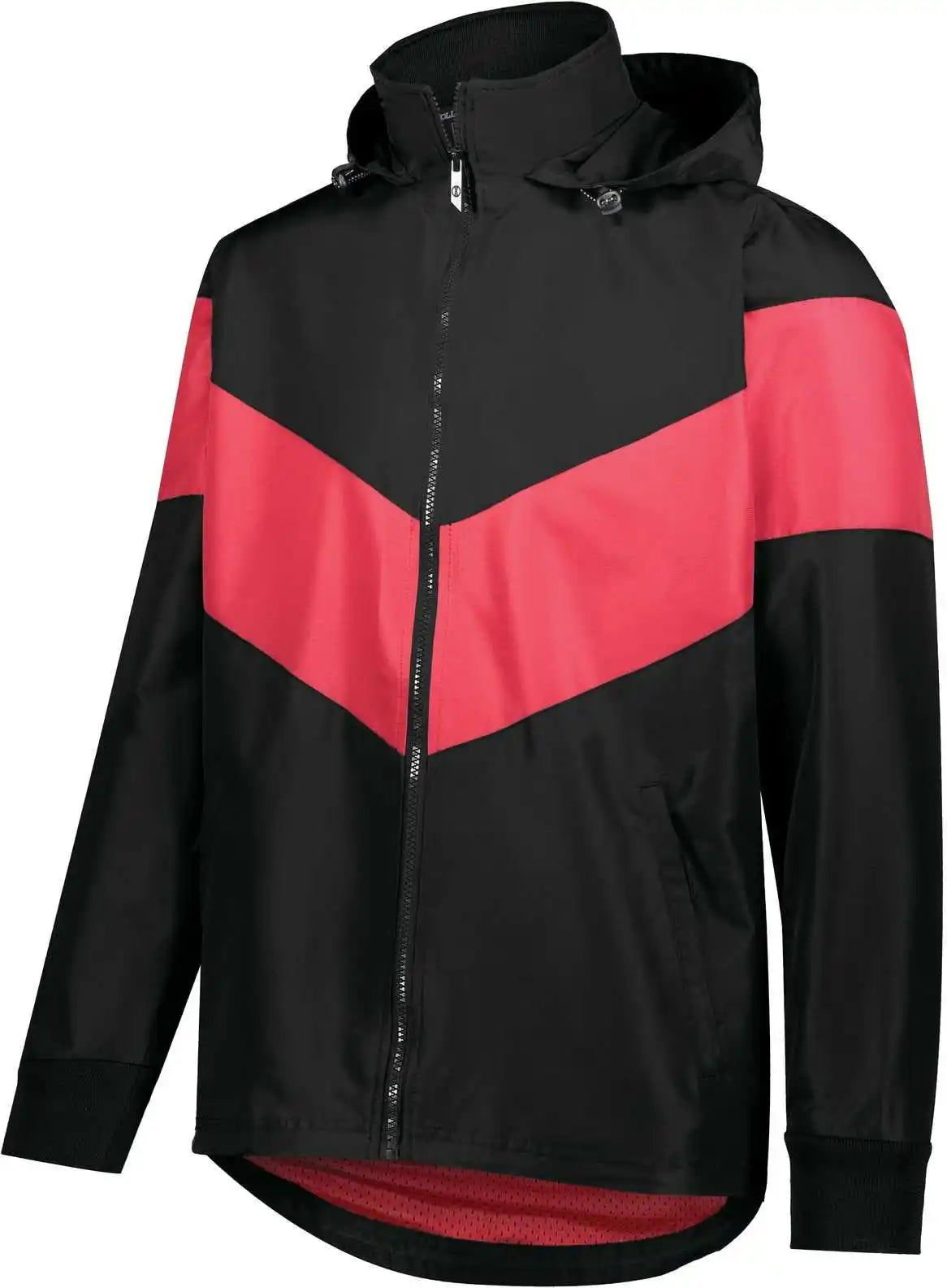 Holloway 229527 Potomac Jacket - Black Scarlet