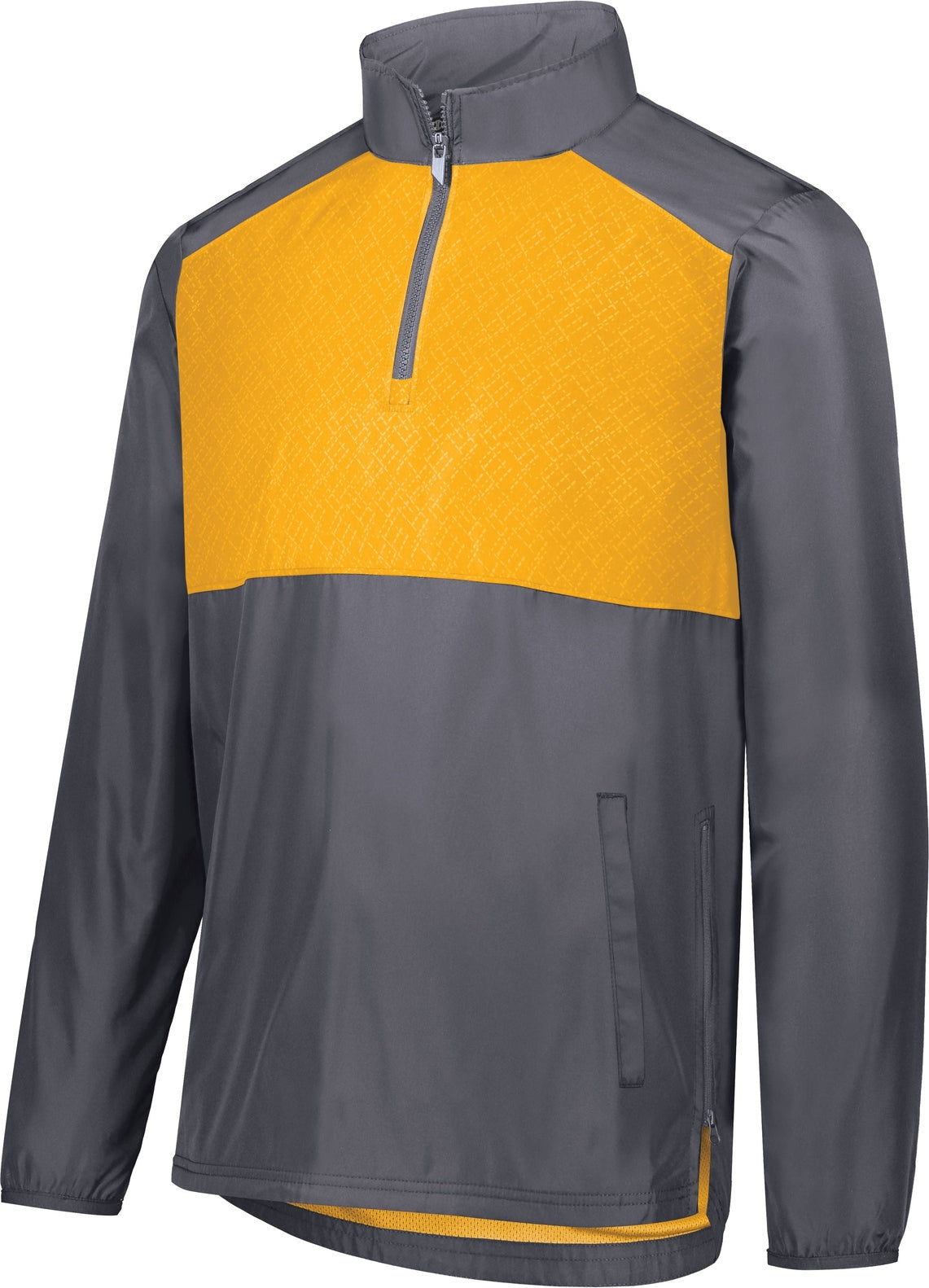 Holloway 229533 Seriesx 1/4-zip Pullover - Carbon Gold - Dark Gray / Adult Xs