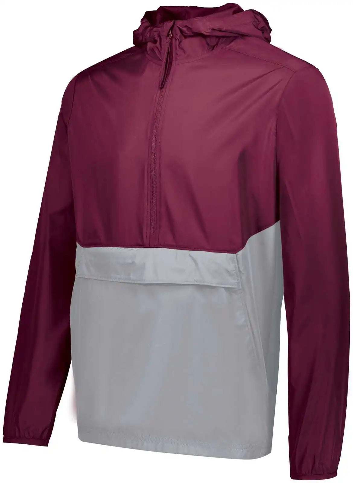Holloway 229534 Pack Pullover Maroon Athletic Gray