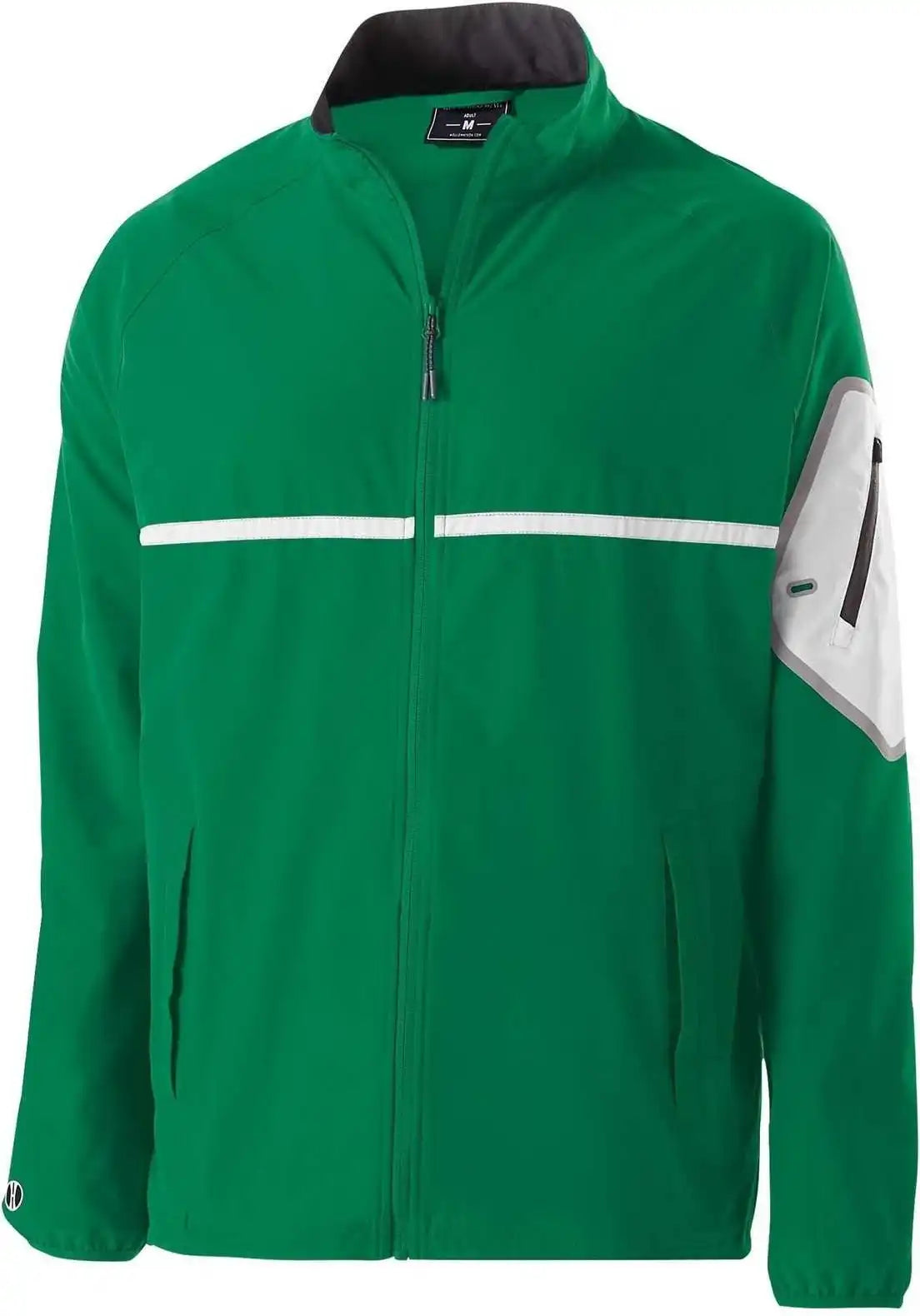 Holloway 229543 Weld Full Zip Jacket - Kelly White