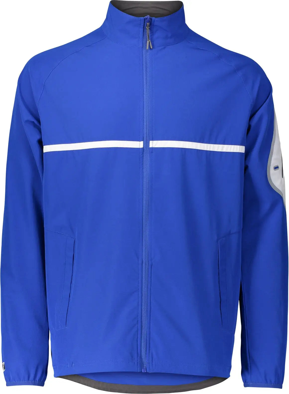 Holloway 229543 Weld Full Zip Jacket - Royal White - Adult Xs