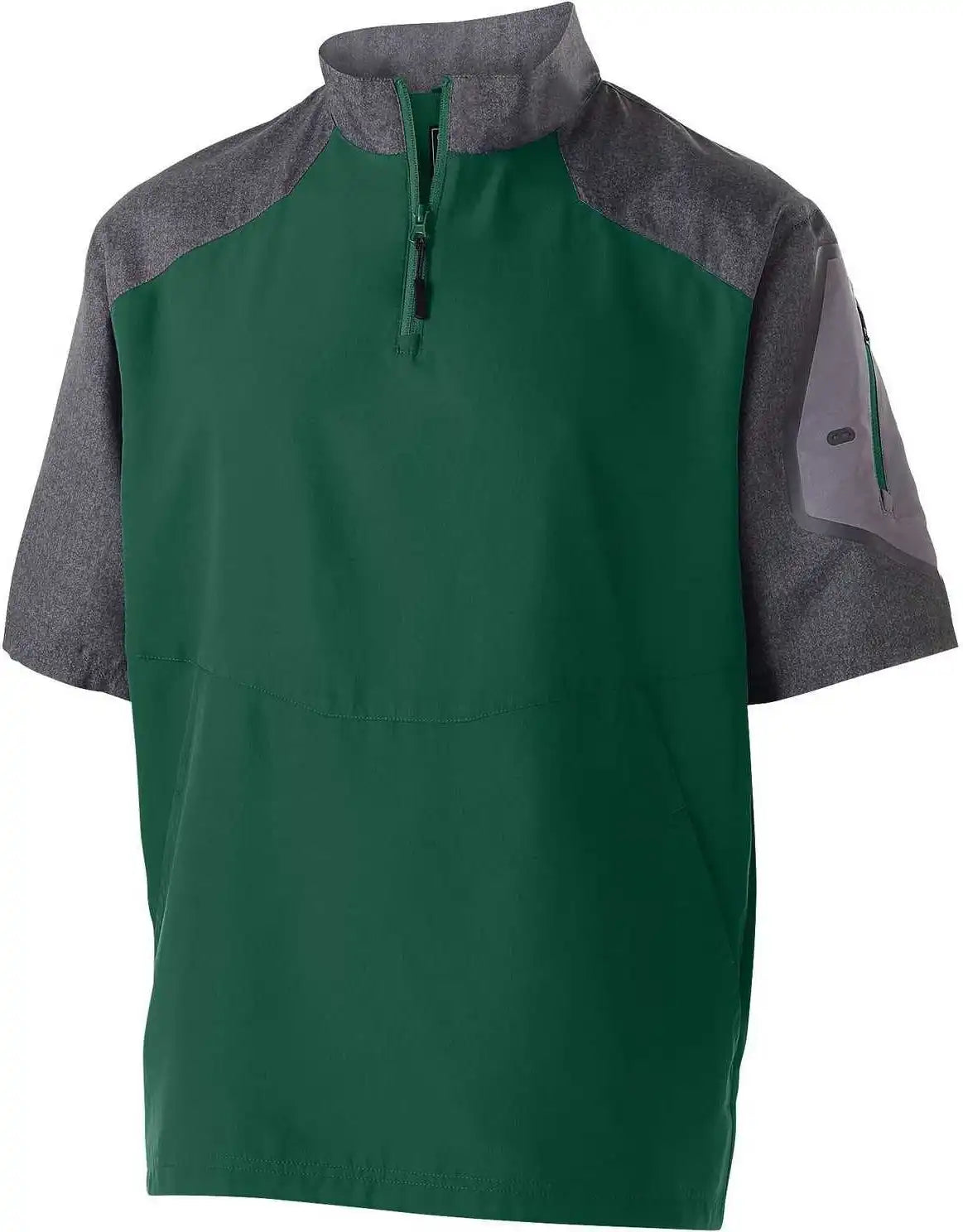 Holloway 229545 Raider Pullover Short Sleeve Carbon Print Forest