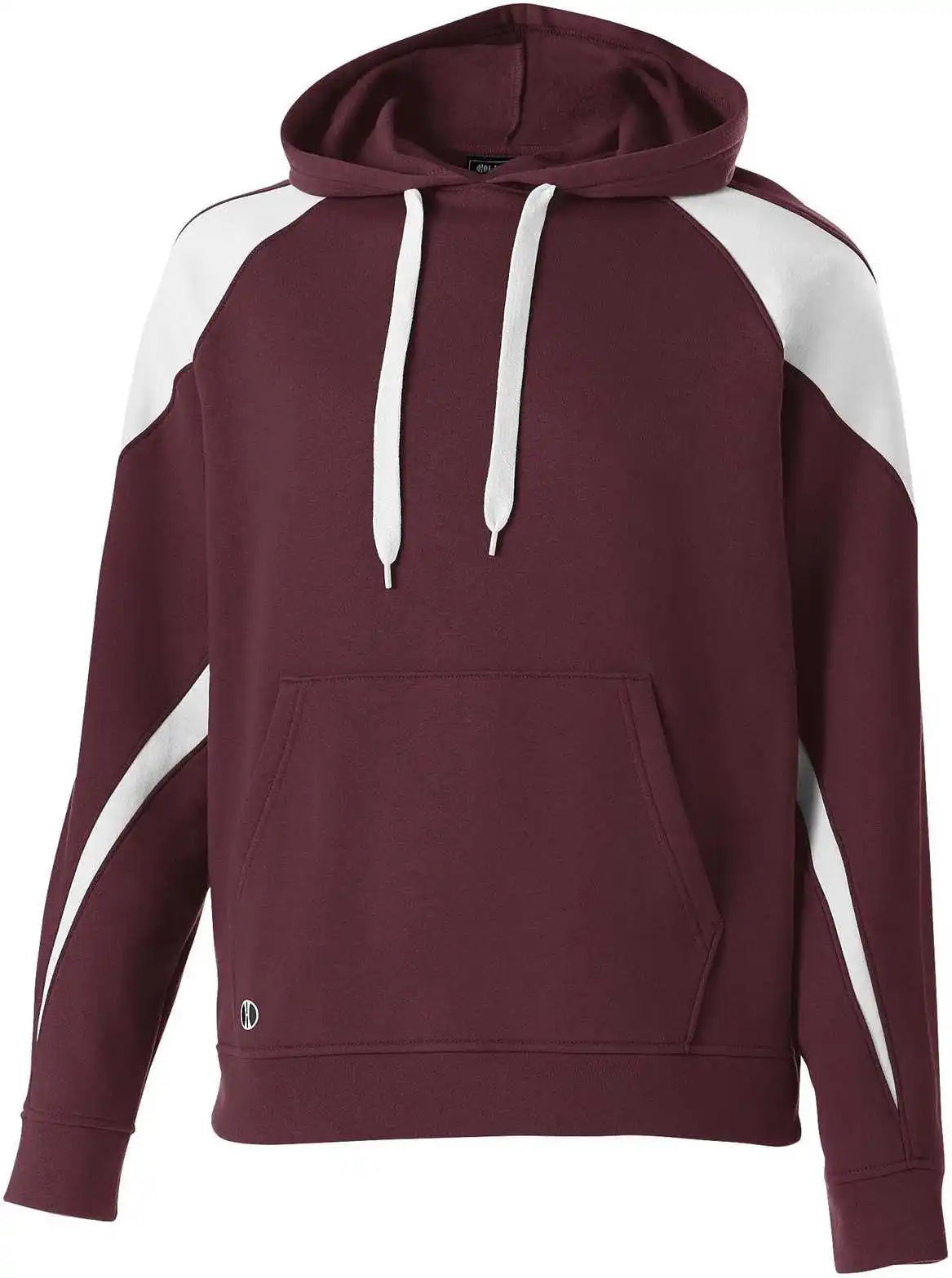 Holloway 229546 Prospect Hoodie - Maroon White