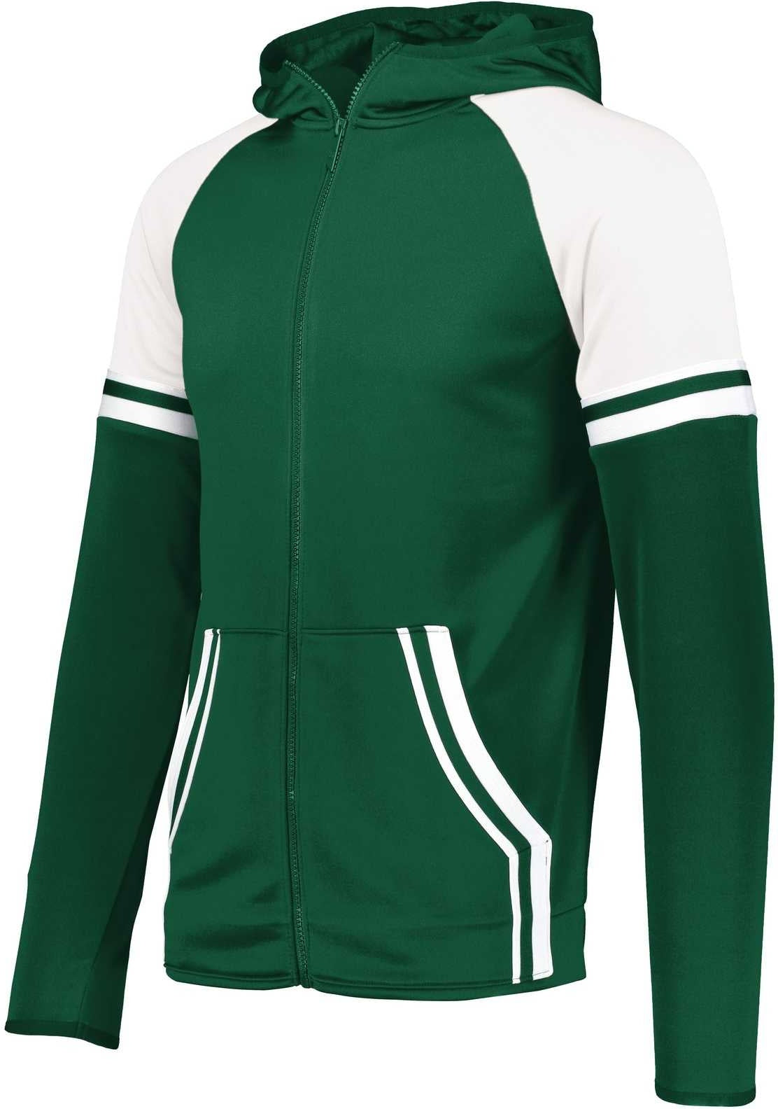 Holloway 229561 Retro Grade Jacket - Forest White