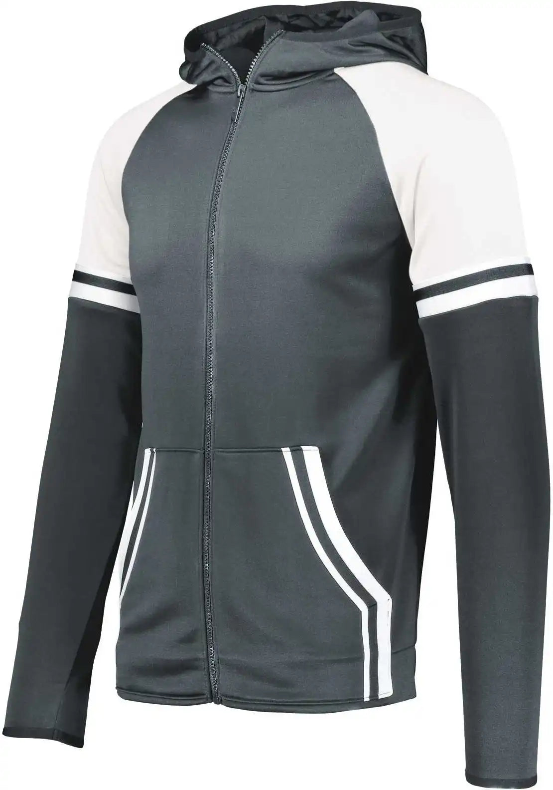 Holloway 229561 Retro Grade Jacket - Graphite White