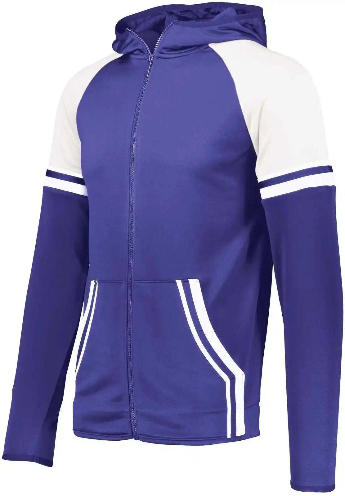 Holloway 229561 Retro Grade Jacket - Purple White