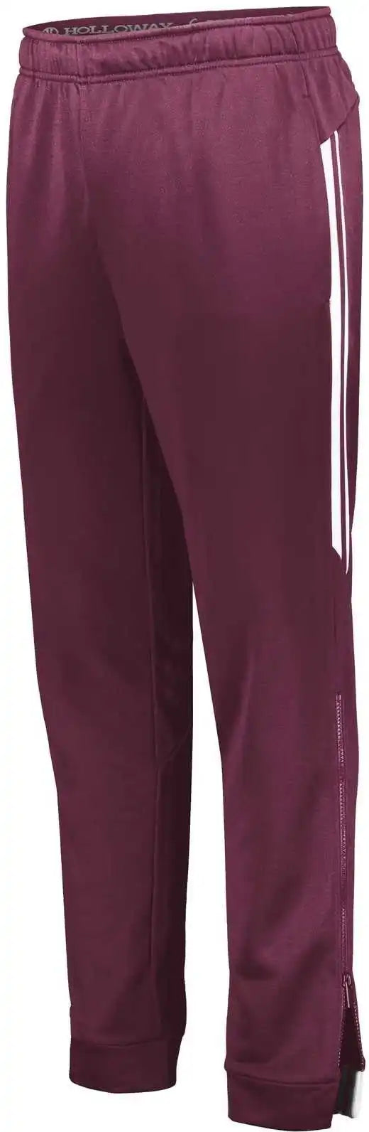 Holloway 229562 Retro Grade Pant - Maroon White