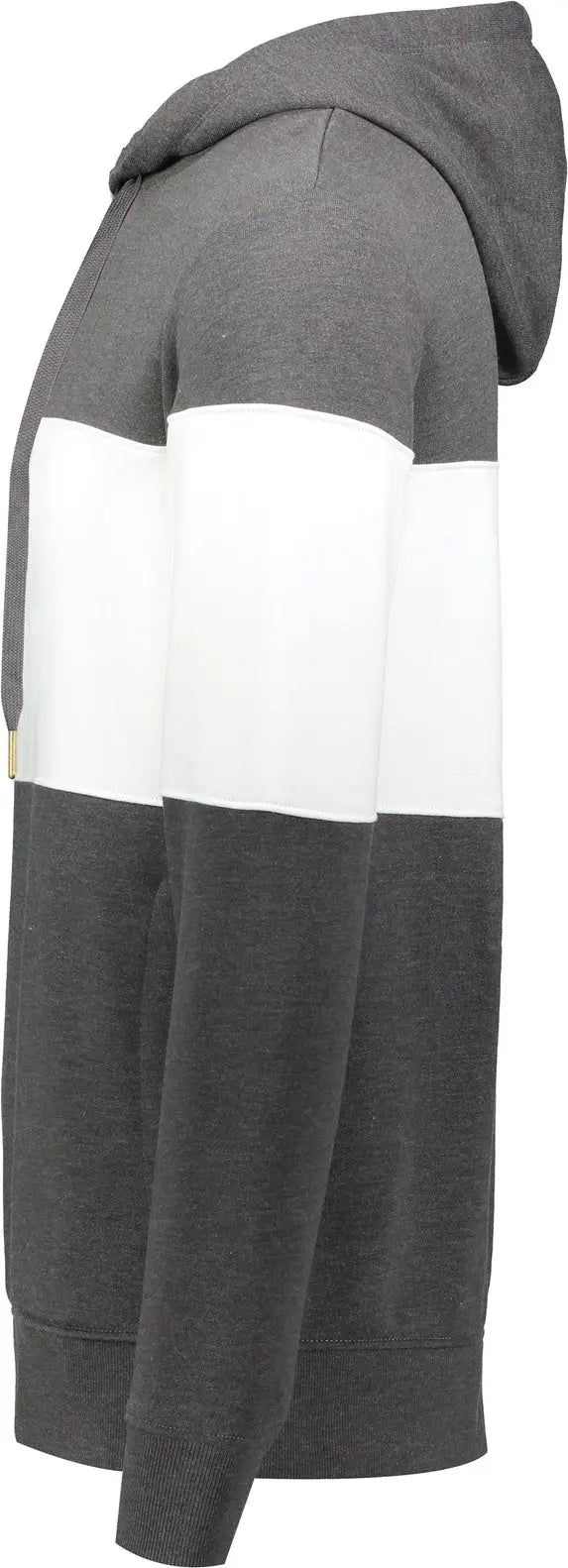 Holloway 229563 All-american Hoodie - Carbon Heather White