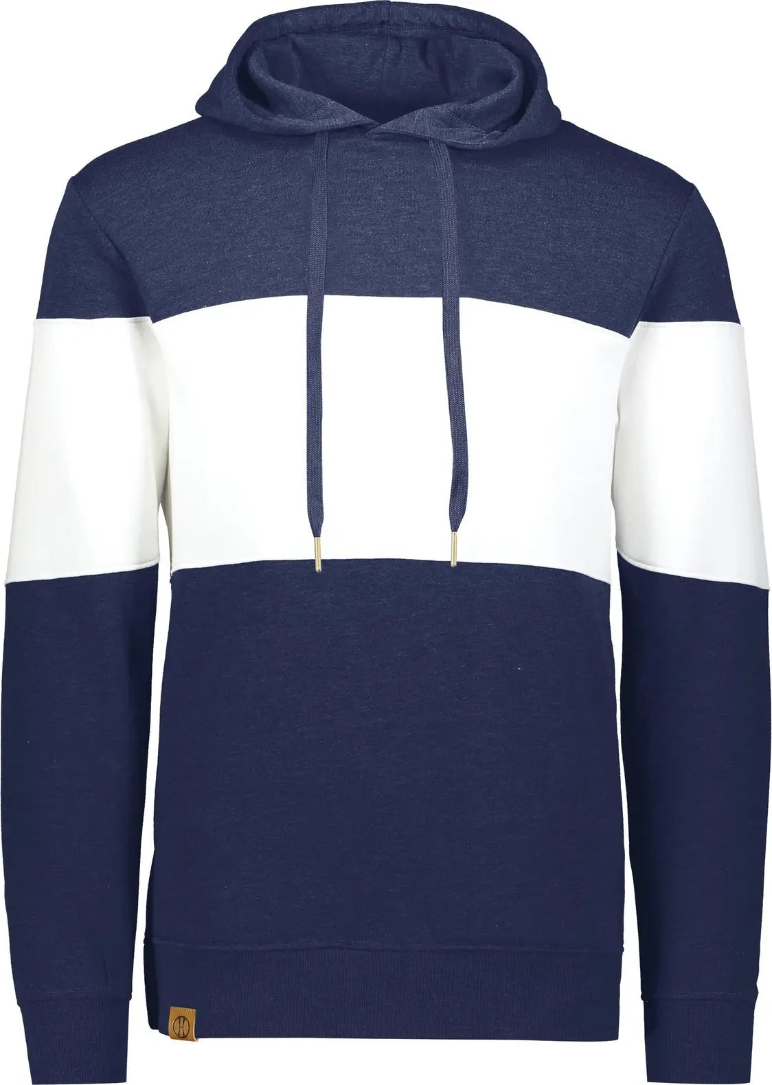 Holloway 229563 All-american Hoodie - Navy Heather White