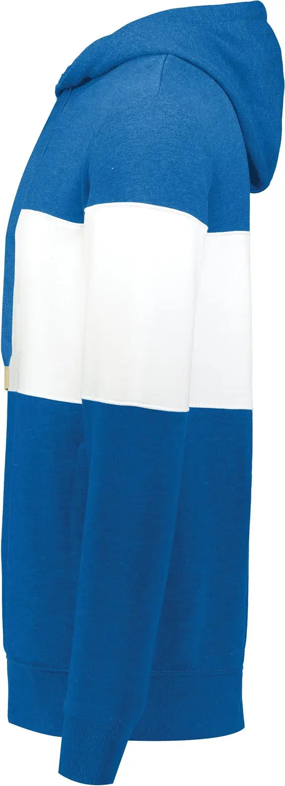 Holloway 229563 All-american Hoodie - Royal Heather White