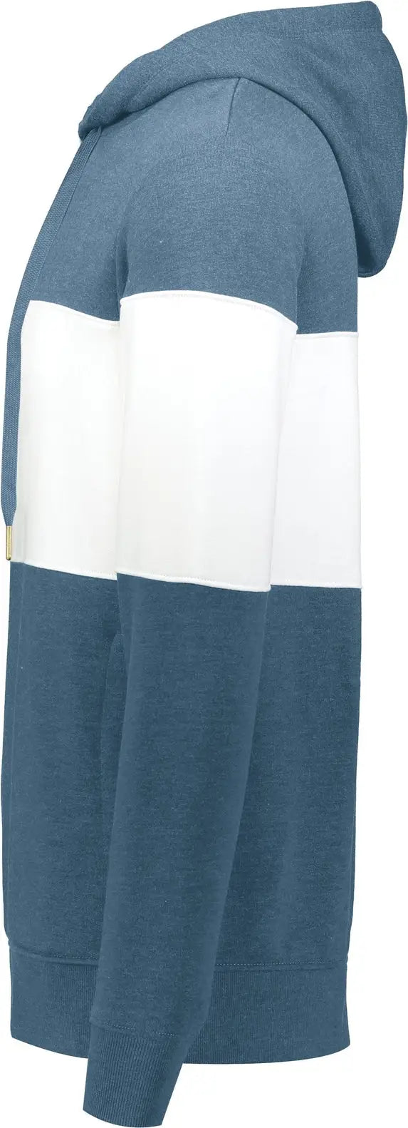 Holloway 229563 All-american Hoodie - Storm Heather White