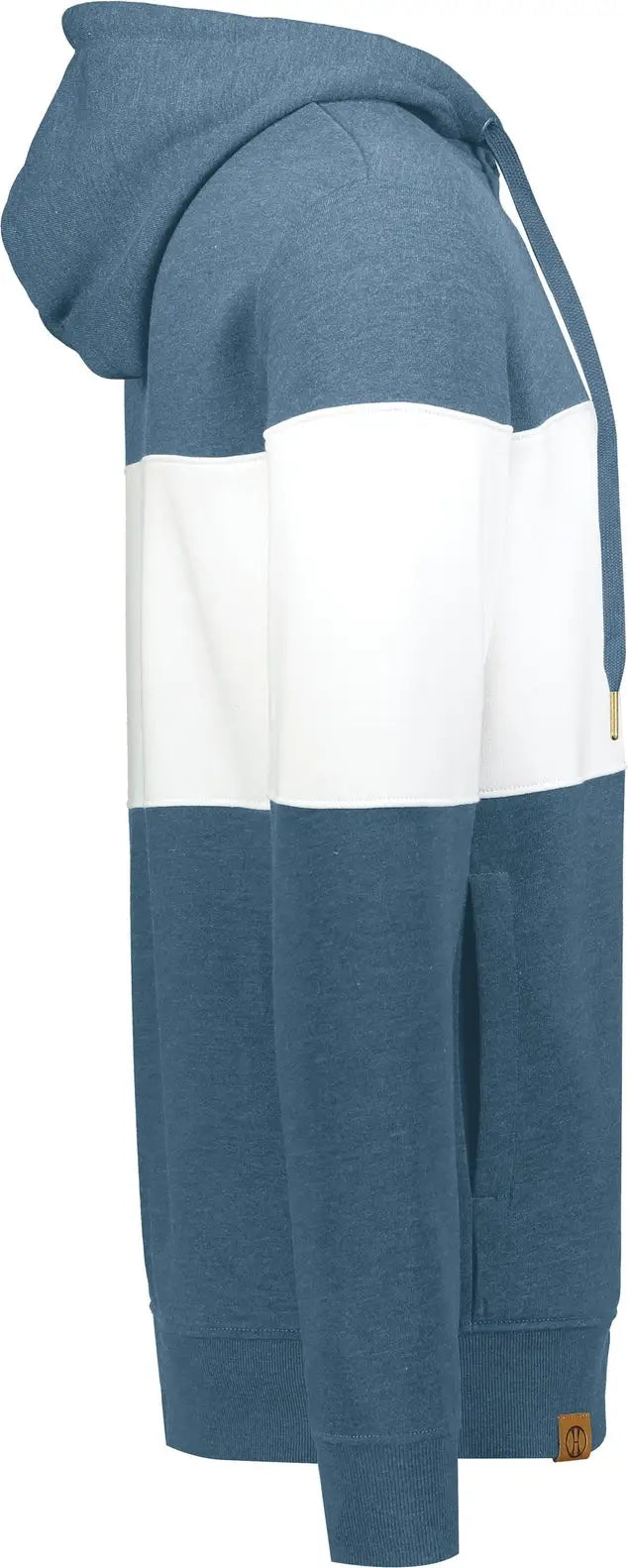 Holloway 229563 All-american Hoodie - Storm Heather White