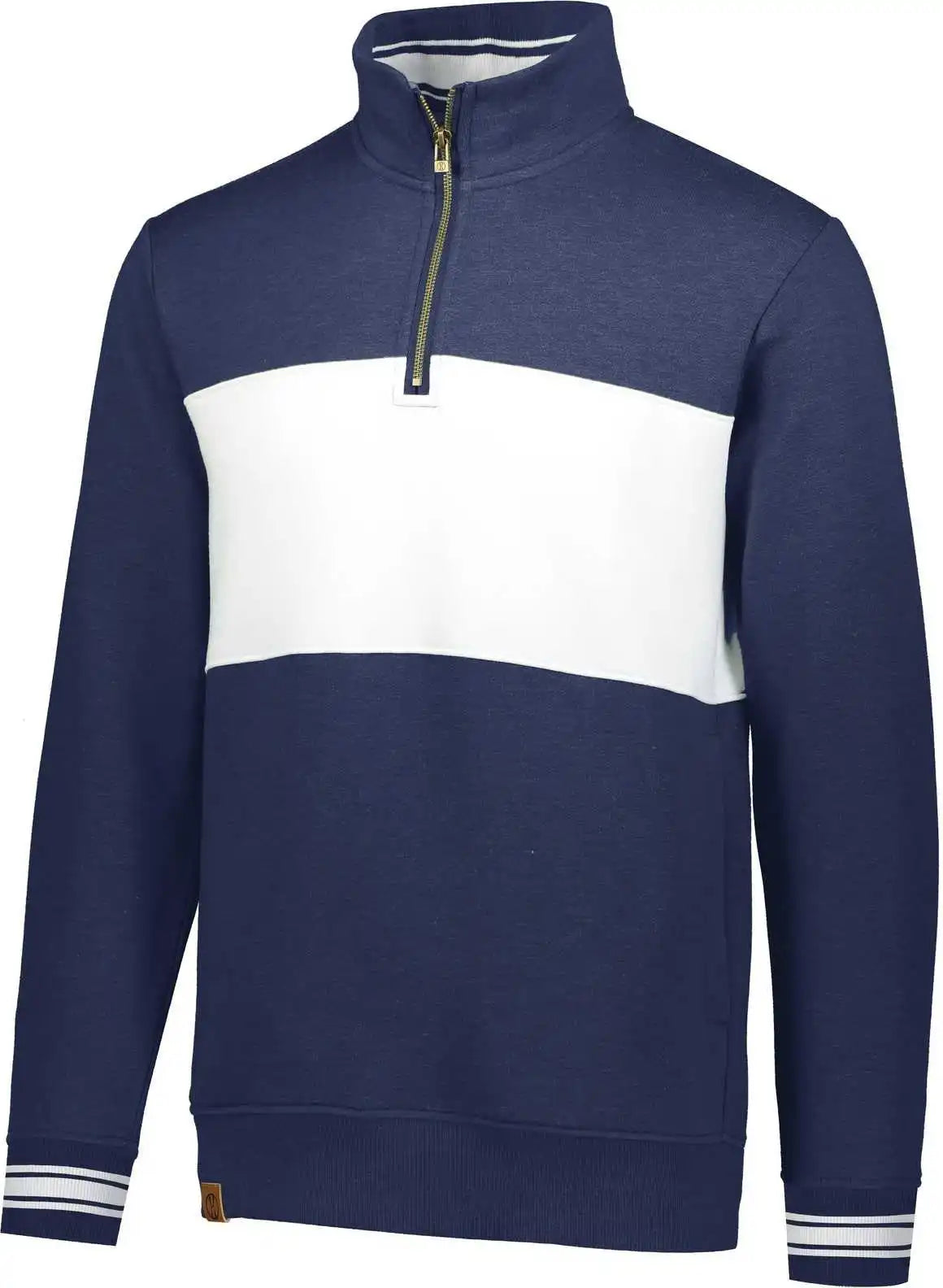 Holloway 229565 Ivy League Pullover Navy Heather White