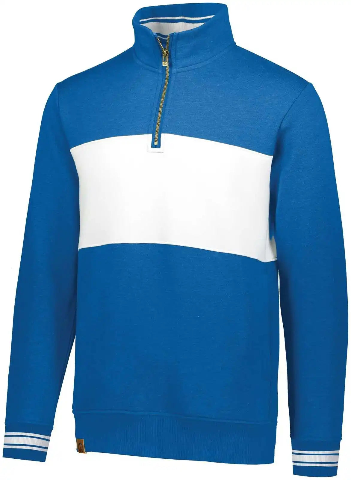 Holloway 229565 Ivy League Pullover Royal Heather White