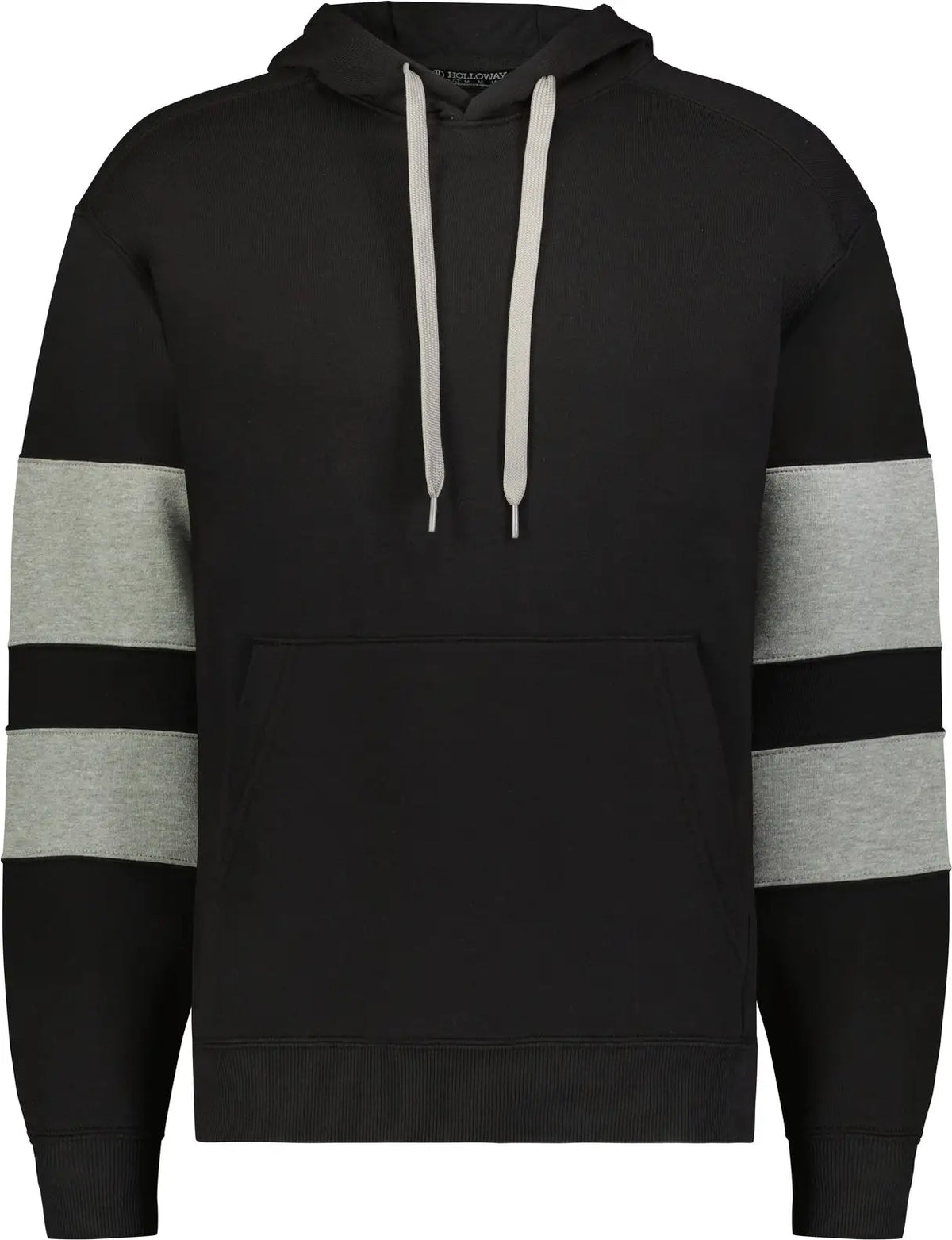 Holloway 229576 Jackson Way Hoodie - Black Charcoal Heather