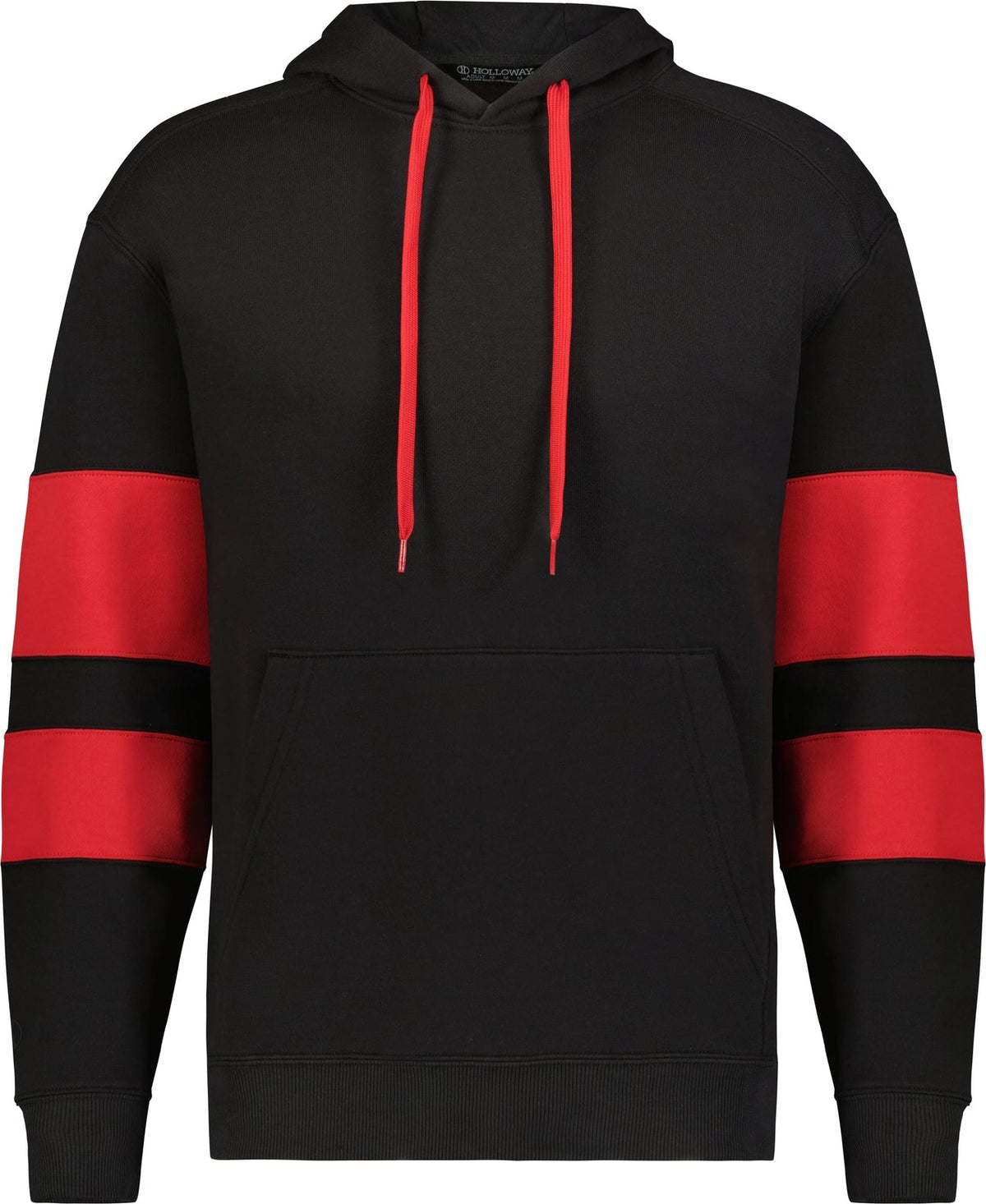 Holloway 229576 Jackson Way Hoodie - Black Scarlet