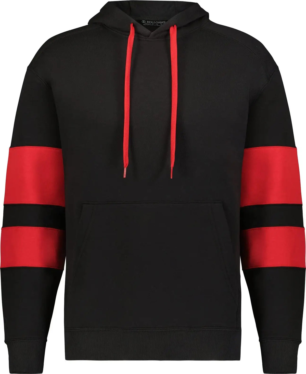 Holloway 229576 Jackson Way Hoodie - Black Scarlet