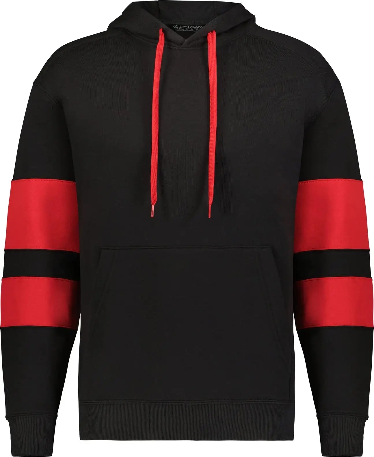 Holloway 229576 Jackson Way Hoodie - Black Scarlet - Red / Adult s