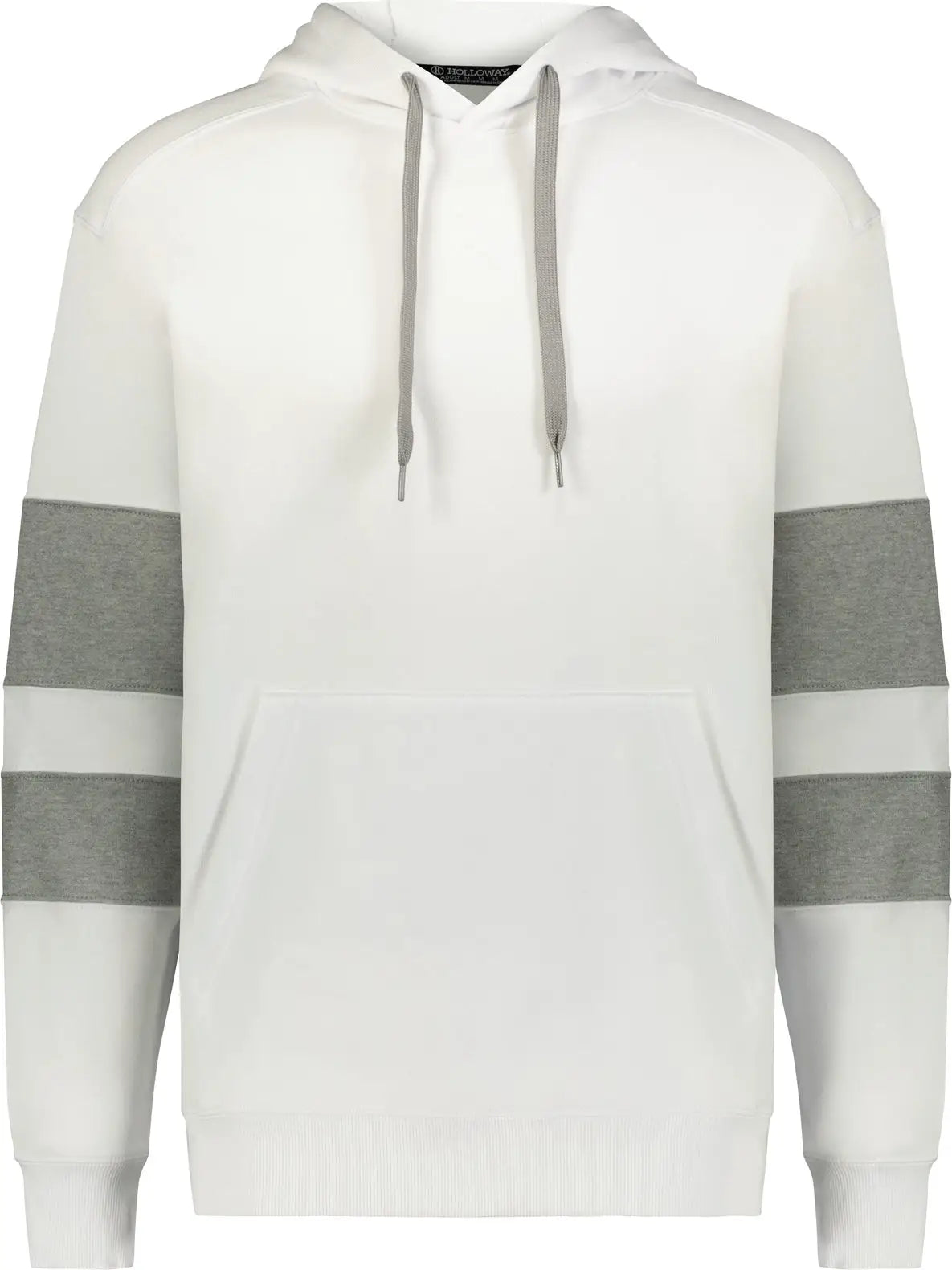 Holloway 229576 Jackson Way Hoodie - White Charcoal Heather