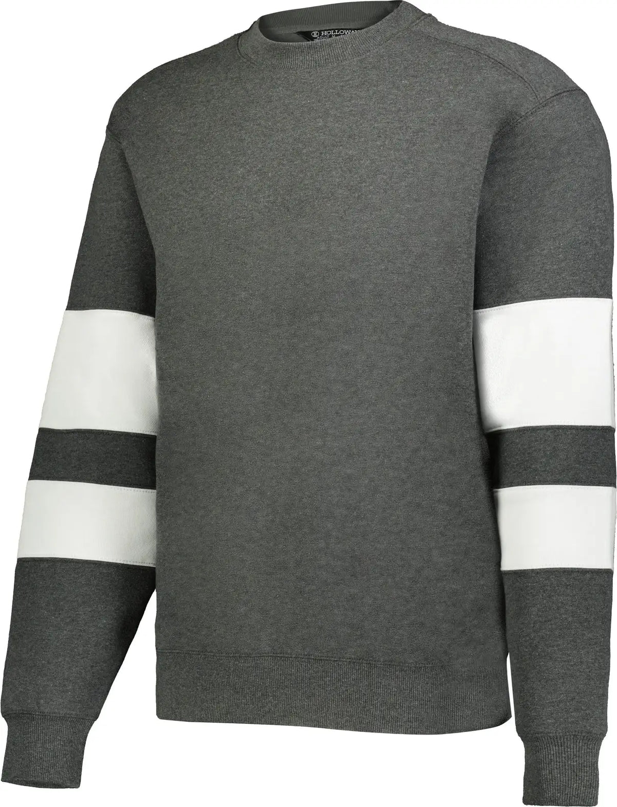 Holloway 229577 Jackson Way Crew Sweatshirt - Carbon Heather White - Gray / Adult s